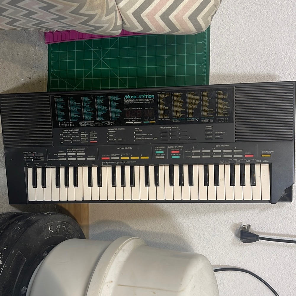 Vintage yamaha piano.